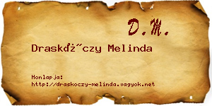 Draskóczy Melinda névjegykártya